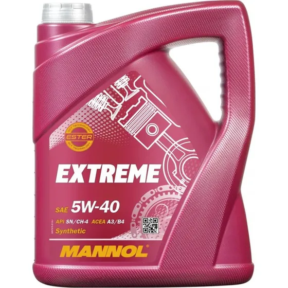 MANNOL Extreme 5W40 5L - Motorolie til VW, Mercedes-Benz, Opel