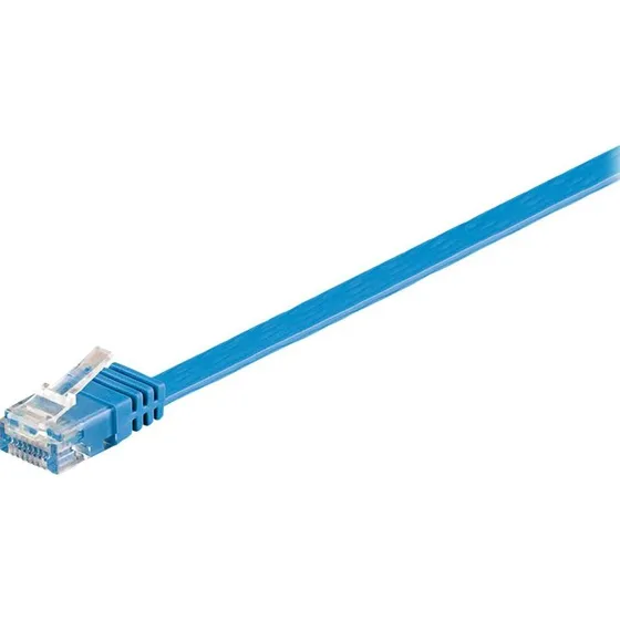 Goobay CAT 6 flad netværkskabel 5 m blå