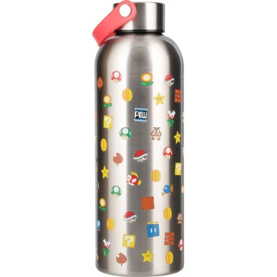 Paladone Super Mario Metalvandflaske 500 ml