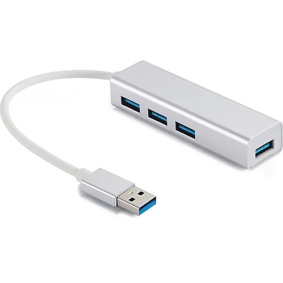 Sandberg Saver 4-Port USB 3.0 Hub - Sølv