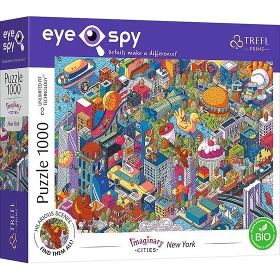Trefl EyeSpy Imaginary Cities: New York – 1000 brikker