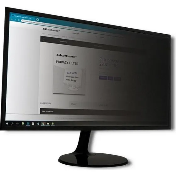 Qoltec Privacy-filter 21,5" rammeløst