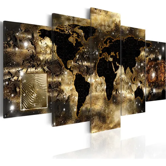 ARTGEIST Continents of Bronze 100x50 cm lærredsbillede