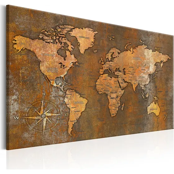 ARTGEIST Rusty World - 60x40 cm lærredsbillede