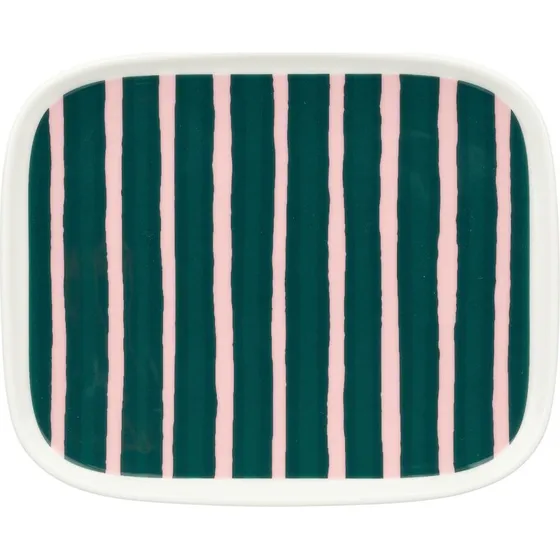 Marimekko Oiva Piccolo Tallerken 12x15 cm Grøn