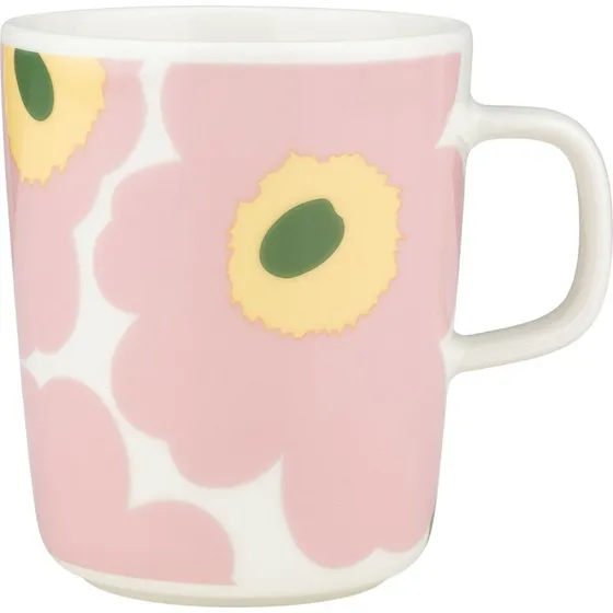 Marimekko Unikko Kop 2,5 dl Rosa/Hvid