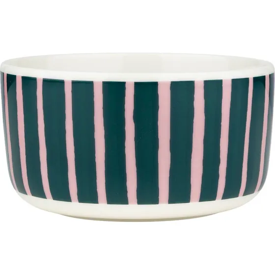 Marimekko Oiva Piccolo Skål 5 dl Hvid/Rosa/Grøn
