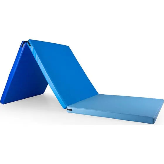 Gymstick Foldable Mat 180 cm, 4 cm tyk, blå