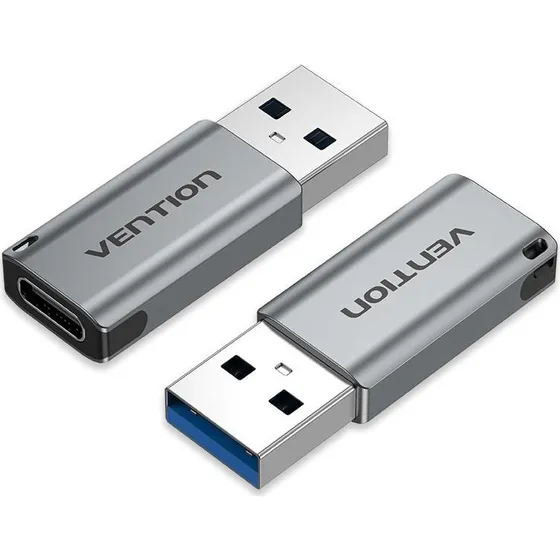 Vention USB-A til USB-C 3.0 grå aluminium