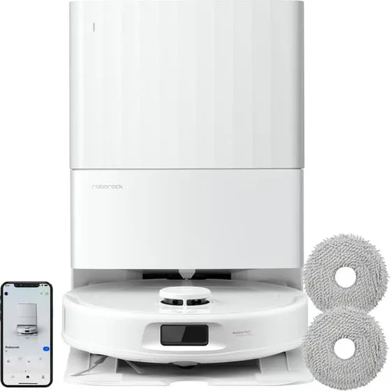Roborock Qrevo L Hvid Robotstøvsuger, 330ml, 180 min. driftstid