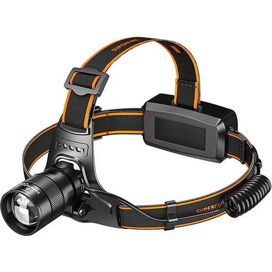 Superfire HZ01 UV-hovedlommelygte, 4-modus, 395 nm