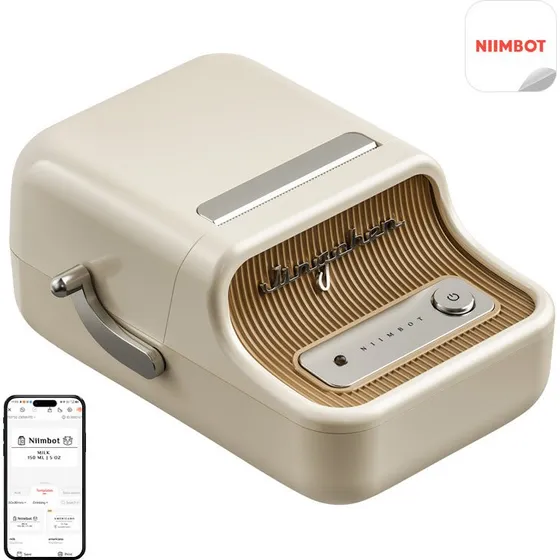 NIIMBOT B21 Pro Bærbar Etiketprinter - Creme