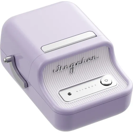 Niimbot B21 Pro Portable Etiketprinter, Lilla, Bluetooth