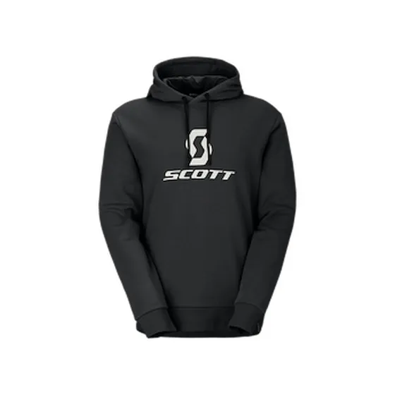 SCOTT Icon LS hoodie sort herre S