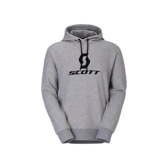 SCOTT Icon LS hoodie grå herre M