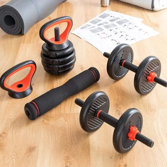 Sixfit 6-i-1 justerbar vægt-sæt med træningsguide
