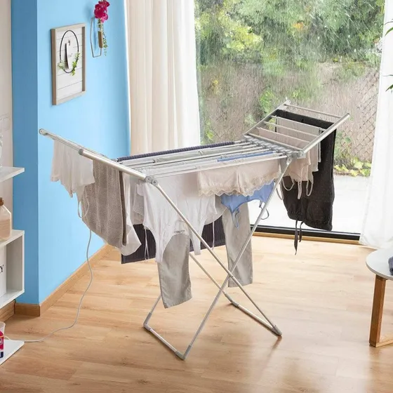 InnovaGoods Sammenfoldelig Elektrisk Tørrestativ 20 Barer 230 W