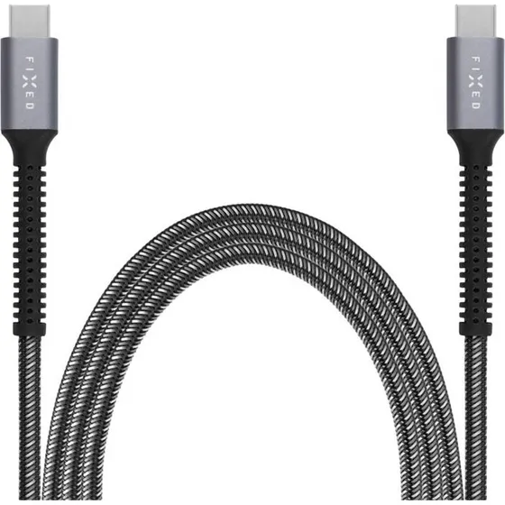 FIXED Armor USB-C kabel 1,2 m grå