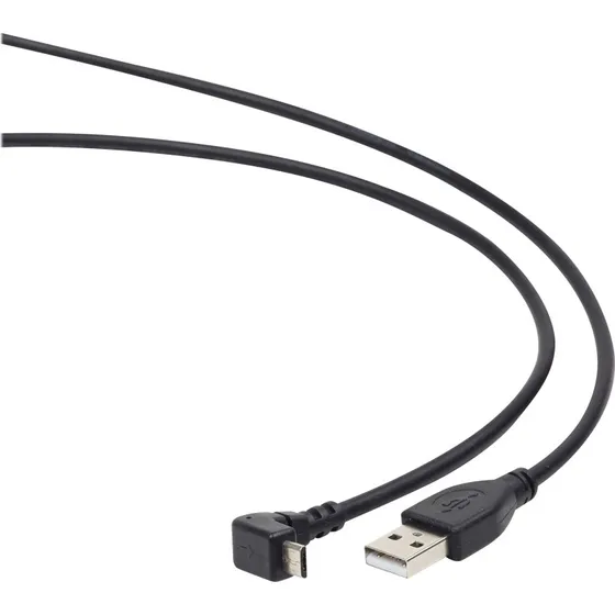 Gembird CCP-MUSB2-AMBM90-6 USB-kabel 1,8 m sort