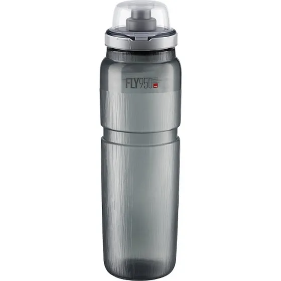 Elite Fly Tex MTB Drikkedunk 950ml Smoke med grå logo