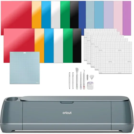 Cricut Maker 4 Essentials Bundle - Blå