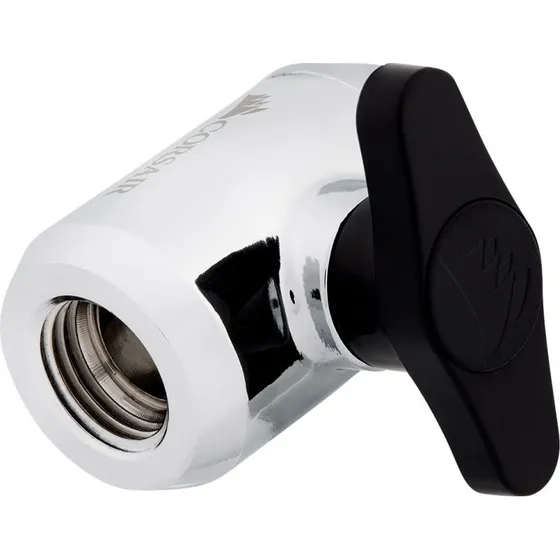 Corsair Hydro X Series XF Ball Valve, krom, 1-stk