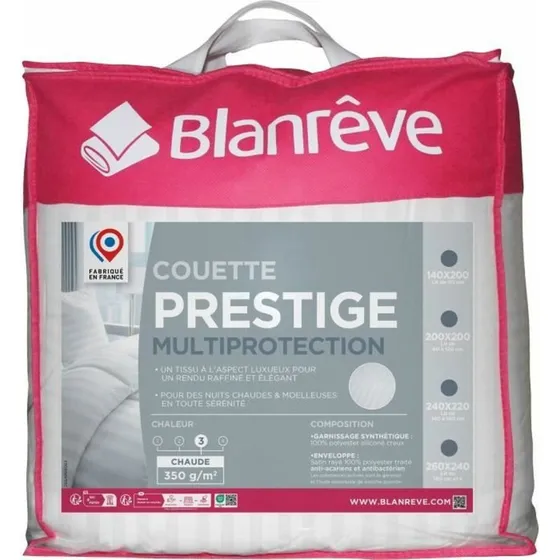 Dyne Blanreve 220 x 240 cm, Hvid, 100 % Polyester