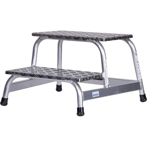 Krause Stabilo 2-trins arbejdspodie, aluminium, sølv, max. 2,40 m