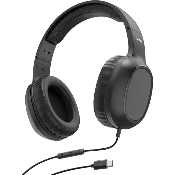 Hama Fun C Over-ear Hovedtelefoner USB-C Sort