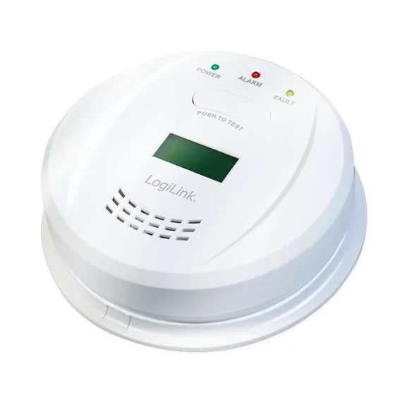 LogiLink Kuliltealarm med LCD-display og LED-indikator