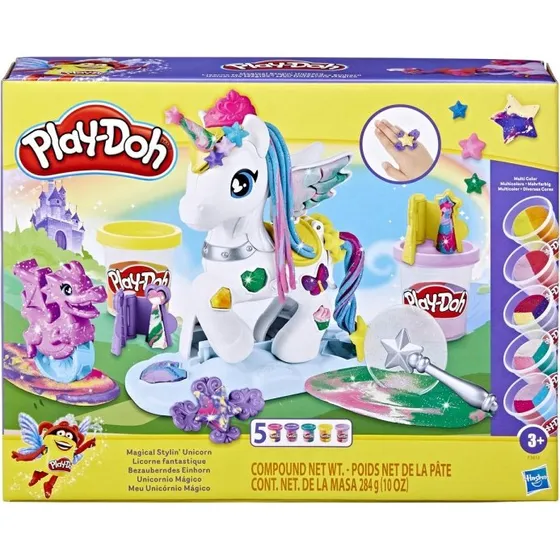 Play-Doh Stylin Unicorn - Flerfarvet legetøj til 3 år