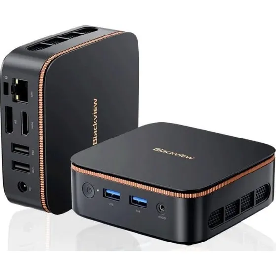Blackview MP20 Mini-PC Ryzen 3, 16 GB RAM, 512 GB SSD, Sort