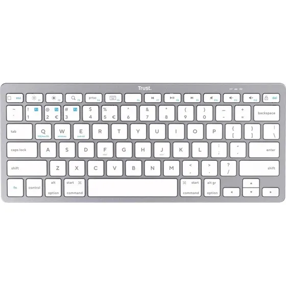 Trust Basic IS trådløst tastatur, sølv
