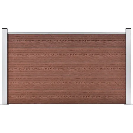 vidaXL WPC Havehegn 180 x 105 cm Brun