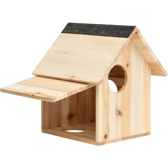 vidaXL Egernhus 26x25x29 cm massivt fyrretræ