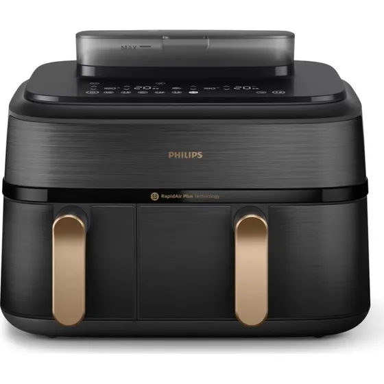 Philips 5000 Series NA552 Dobbelt varmluftssteger 9 l, sort