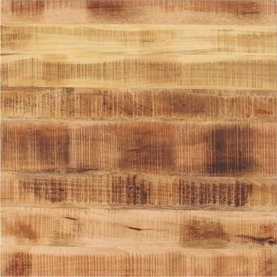 vidaXL 80x80x3,8 cm firkantet bordplade i massivt ru mangotræ