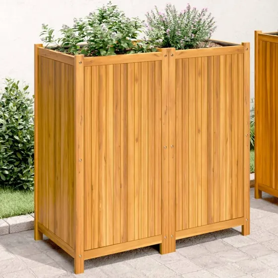 vidaXL Plantekasse 100x50x100 cm i massivt akacietræ