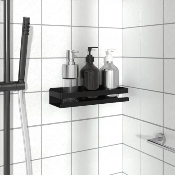 vidaXL Brusehylde 30x10x6 cm Børstet 304 Rustfrit Stål Matsort
