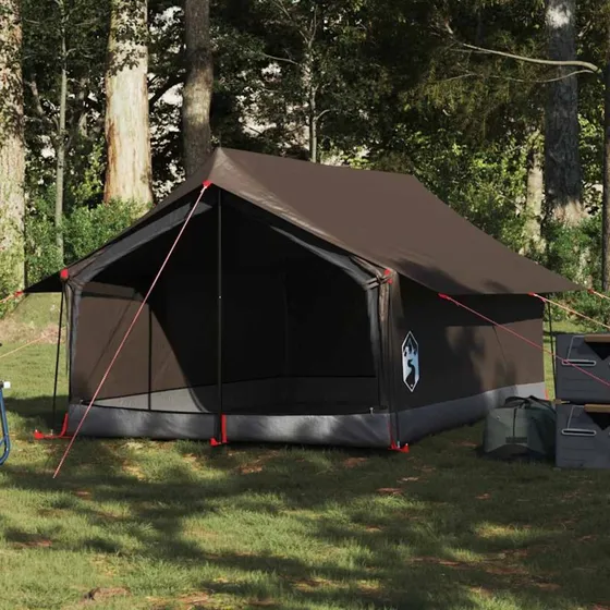 vidaXL 2-personers vandtæt campingtelt brun