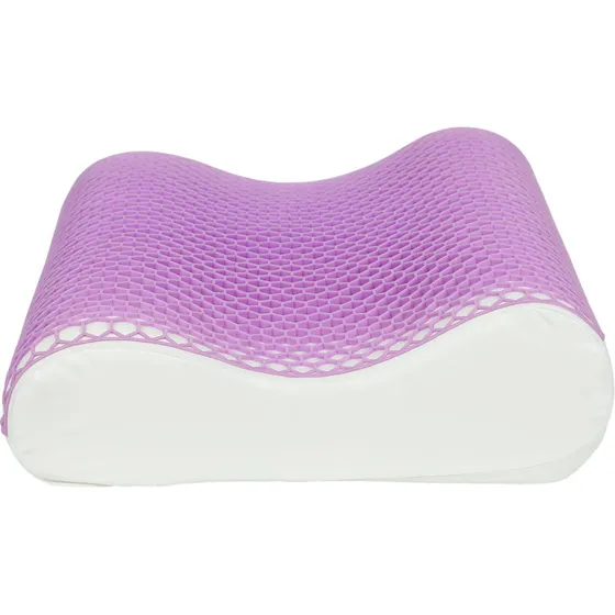 Memory Foam Nakkestøttepude 60x40x10/12 cm – Violet