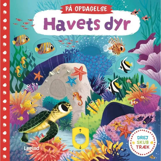 På opdagelse - Havets dyr - Børnebog med interaktive effekter