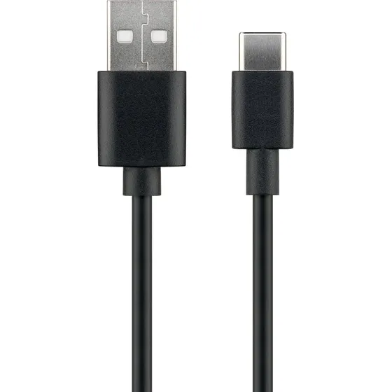 USB 3.1 C til USB 2.0 A 1M H-H, sort