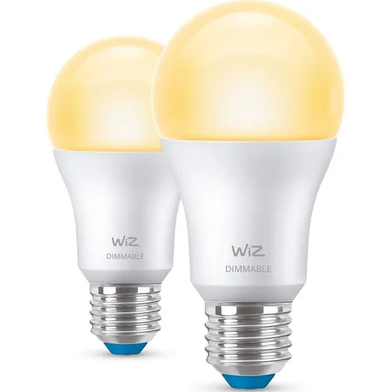 WiZ Smart LED E27 60W 806lm Dæmpbar Varm Hvid 2-pak