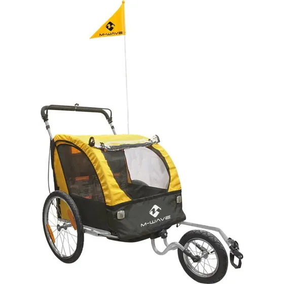 M-Wave Stalwart 3-in-1 Junior trailer Gul/Sort