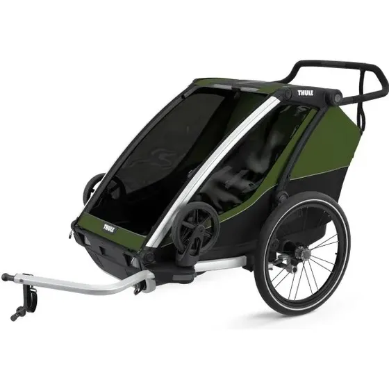 Thule Chariot Cab 2 cykeltrailer – cypres green