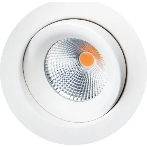 SG Armaturen Junistar Eco 6W 2700K hvid indbygningsspot