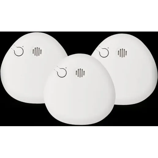 Housegard Pebble SA700 Optisk Røgalarm 3-pak, Hvid