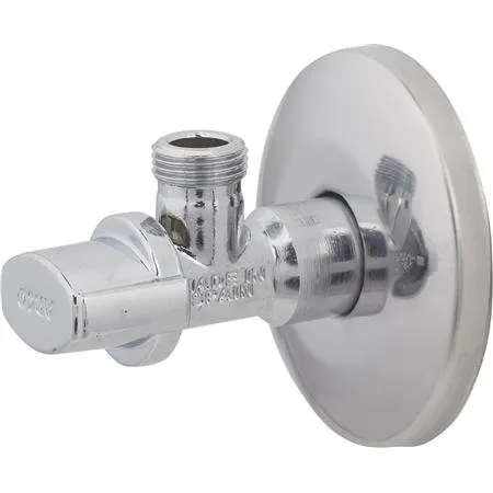 Arcofix Stopventil 1/2" x 3/8" Krom Ø70 mm med Roset