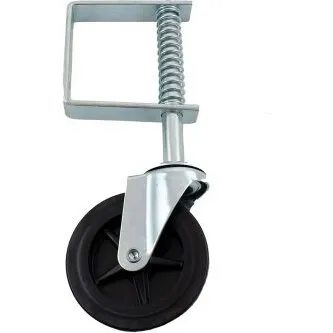 Svalk støttehjul fjederbelastet Ø100 6540